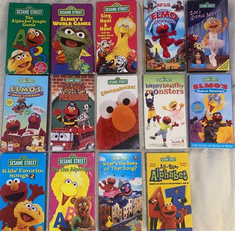 sesame street tv episodes dvd|sesame street vhs dvd collection.